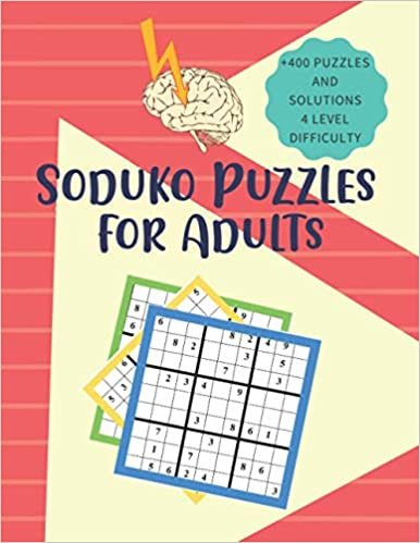 sudoku puzzles for adults: 8.5” X 11” 145 pages ,more than 400 puzzles and solutions , Easy to Very Hard Sudoku for Adults in one book , Train Your Brain. indir