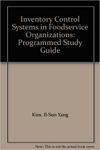 Inventory Control Systems in Foodservice Organizations: Programmed Study Guide