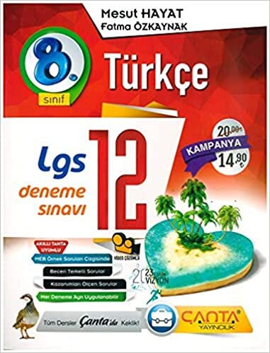 8. Sınıf LGS Türkçe 12 Deneme Çanta Yayınları
