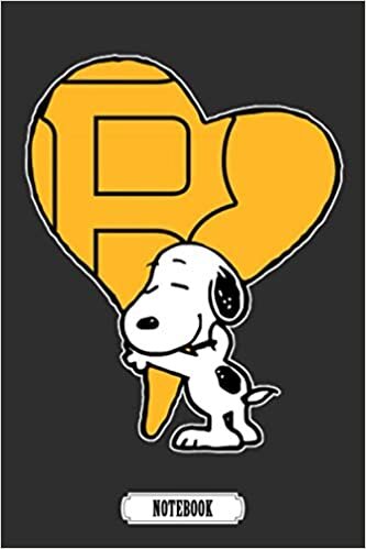 Snoopy Hugs The Pittsburgh Pirates Heart MLB Prayer Journal Notebook MLB.