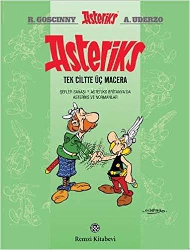 Asteriks (Tek Ciltte Üç Macera) Ciltli: Şefler Savaşı - Asteriks Britanya'da - Asteriks ve Normanlar