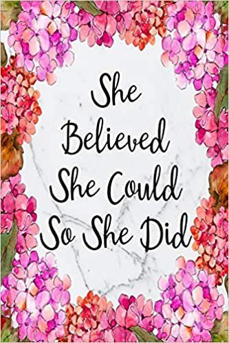 She Believed She Could So She Did: Cute 12 Month Floral Agenda Organizer Calendar Schedule (6x9 She Believed Planner January 2020 - December 2020) indir
