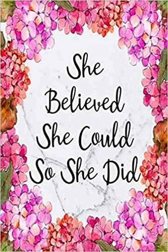 She Believed She Could So She Did: Cute 12 Month Floral Agenda Organizer Calendar Schedule (6x9 She Believed Planner January 2020 - December 2020)