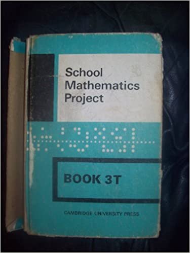 Smp Book 3t (School Mathematics Project Numbered Books): Bk. 3T
