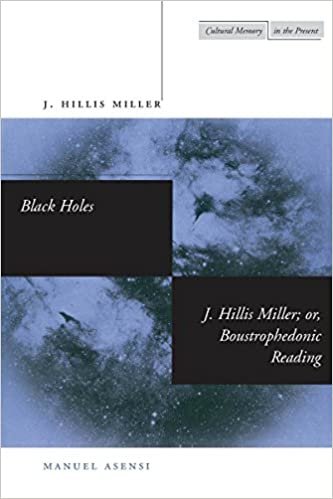 Black Holes: J.Hillis Miller, or Boustrophedonic Reading (Cultural Memory in the Present)