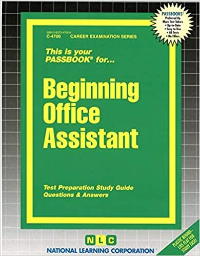 BEGINNING OFFICE ASSISTANT (Career Examination: Passbook) indir