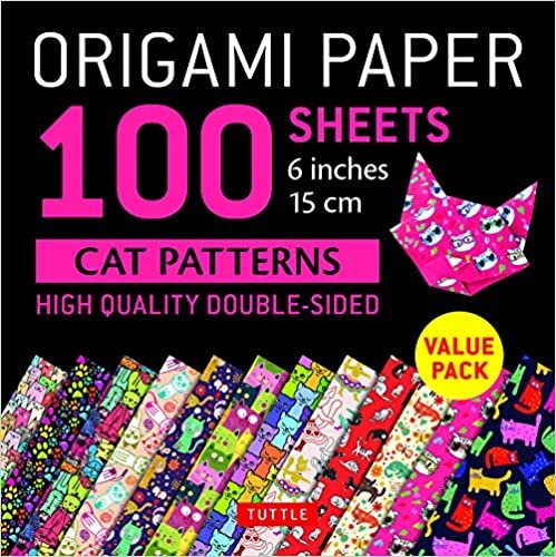 Origami Paper 100 sheets Cat Patterns 6 (15 cm) (Origami Paper Pack 6 Inch)