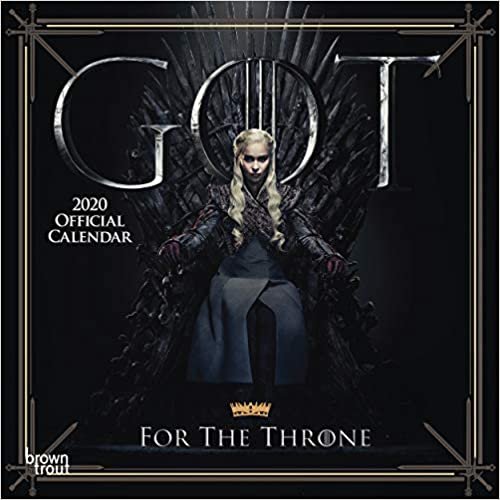BROWNTROUT UK: Game of Thrones 2020 Mini Wall Calendar