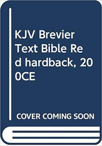 KJV Brevier Text Bible Red hardback, 200CE indir