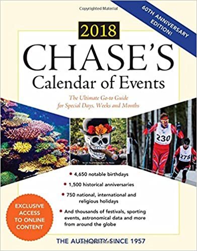 Chase's Calendar of Events 2018: The Ultimate Go-to Guide for Special Days, Weeks and Months indir