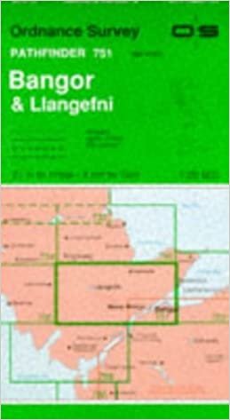 Bangor and Llangefni (Pathfinder Maps)