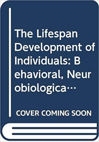 The Lifespan Development of Individuals: Behavioral, Neurobiological, and Psychosocial Perspectives: A Synthesis