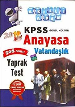 KPSS GENEL KÜLTÜR ANAYASA VATAN.YAPRAK TEST indir