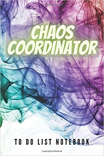Chaos Coordinator: To Do List Notebook | Daily To Do List Notepad | Undated Planner | Dot Grid Matrix | Checklist Journal