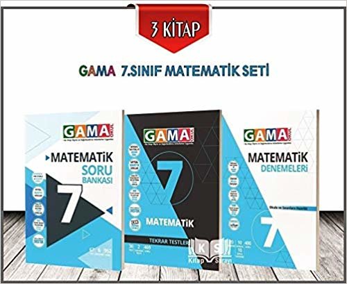 7.Sınıf Matematik 3 lü Set Gama Okul Yayınları
