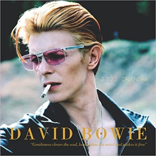 David Bowie 2022 Calendar: 18-month Calendar 2022 from Jul 2021 to Dec 2022 in mini size 8.5x8.5