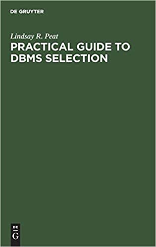 Practical Guide to DBMS Selection indir