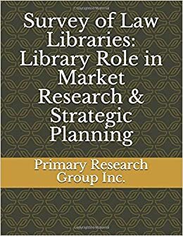 Survey of Law Libraries: Library Role in Market Research & Strategic Planning