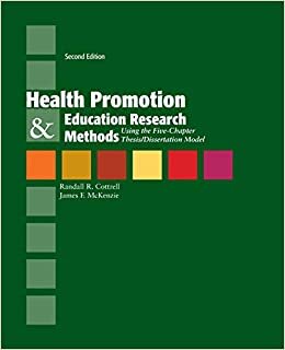 Health Promotion and Education Research Methods