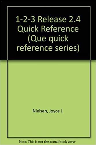 1-2-3 Release 2.4 Quick Reference (Que Quick Reference Series) indir