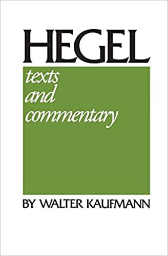 Hegel: Texts & Commentary: A Reinterpretation