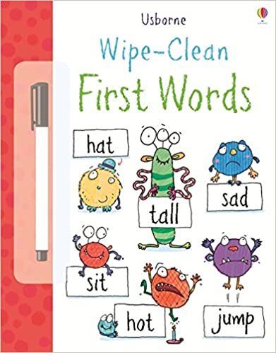 Wipe Clean First Words (Usborne Wipe Clean Books) indir