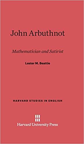 John Arbuthnot (Harvard Studies in English)