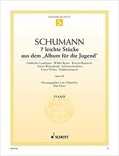 7 leichte Stücke: aus dem "Album für die Jugend". op. 68. Klavier. (Edition Schott Einzelausgabe)