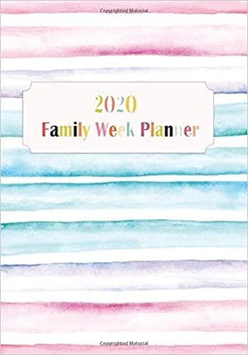 2020 Family Week Planner Calendar and Planner Month to View: weekly planner from January - December 2020. Monthly overview, 12 Month Calendar Organizer Diary indir