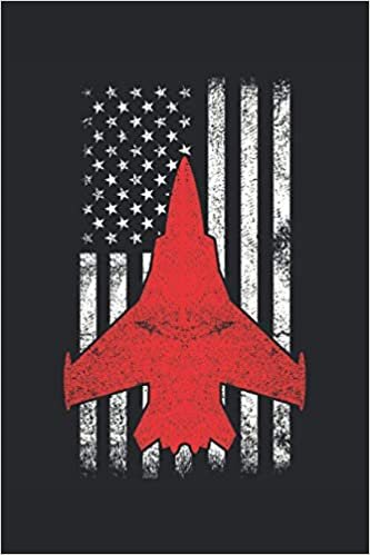 Notizbuch: Blanko Notizheft mit USA Flagge Jet Cover | 120 linierte Seiten | Softcover | A5 Format | perfekt für Notizen, Texte, Aufzeichnungen etc. indir