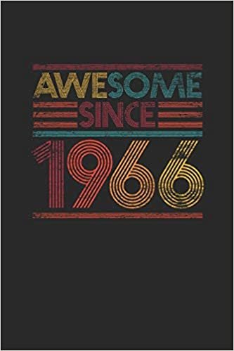Awesome Since 1966: Dotted Bullet Notebook - Birthday Gift or Anniversary Gift Idea indir