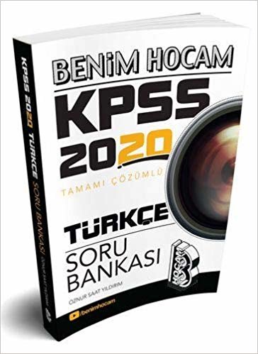 Benim Hocam 2020 KPSS Türkçe Tamamı Çözümlü Soru Bankası