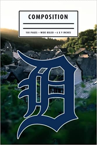 Composition : Detroit Tigers Notebook- To My Baseball Son , To My Baseball Dad - Baseball Notebook #1