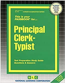 Principal Clerk-Typist: Passbooks Study Guide (Career Examination) indir