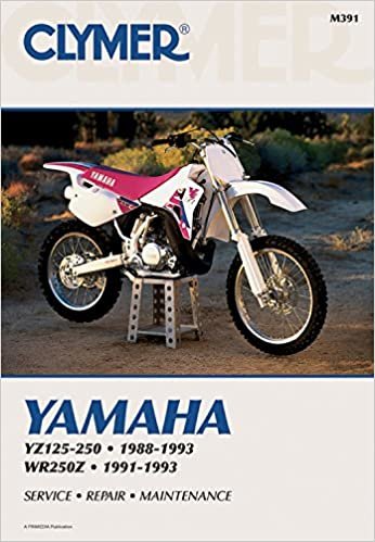 Yamaha YZ125-250, 1988-93 and WR250Z, 1991-93: Clymer Workshop Manual (Clymer Motorcycle Repair) indir