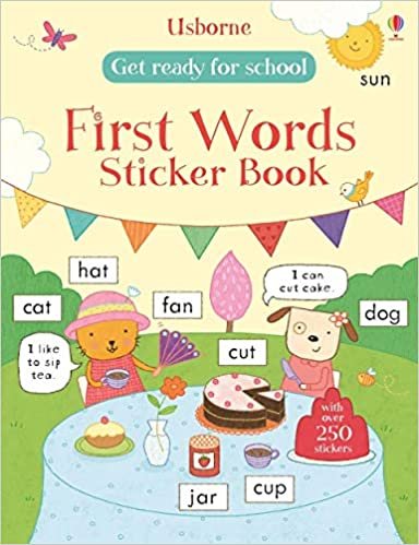 Usborne - Get Ready for School First Words Sticker Book