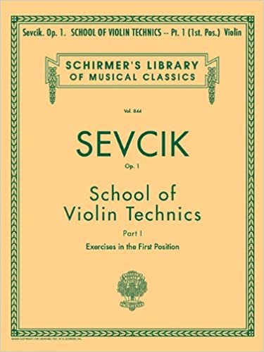 School of Violin Technics, Op. 1 - Book 1: Schirmer Library of Classics Volume 844 Violin Method (Schirmer's Library of Musical Classics)