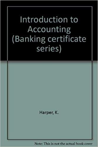 Introduction to Accounting (Banking certificate series)