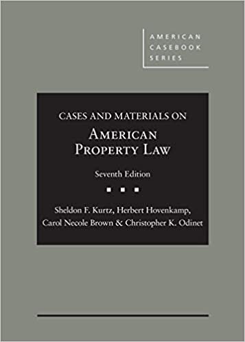 Cases and Materials on American Property Law (American Casebook Series) indir