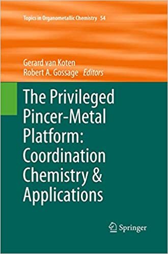 The Privileged Pincer-Metal Platform: Coordination Chemistry & Applications (Topics in Organometallic Chemistry)