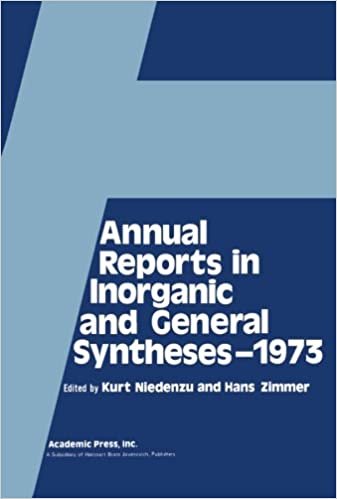 Annual Reports in Inorganic and General Syntheses-1973 indir