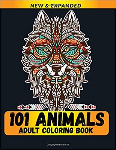 101 Animals Adult Coloring Book: Best Gift for Men and Women indir