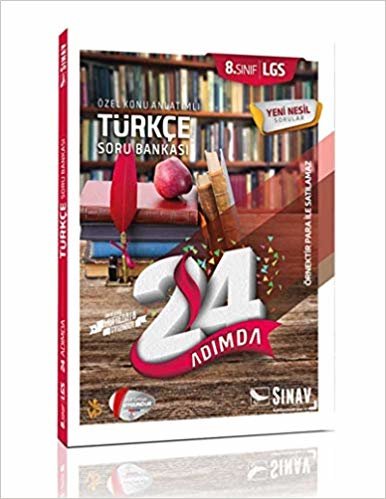 2019 8. Sınıf 24 Adımda LGS Türkçe Özel Konu Anlatımlı Soru Bankası