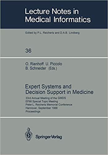 Expert Systems and Decision Support in Medicine: 33rd Annual Meeting of the Gmds, Efmi Special Topic Meeting, Peter L. Reichertz Memorial Conference, ... (Lecture Notes in Medical Informatics)