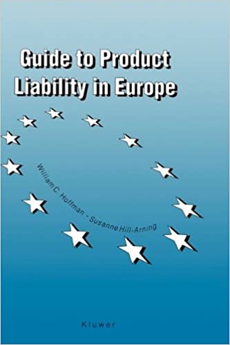 Guide To Prod Liability In Europe