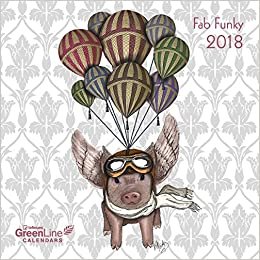 2018 Fab Funky GreenLine Calendar - teNeues Grid Calendar - 30 x 30 cm indir