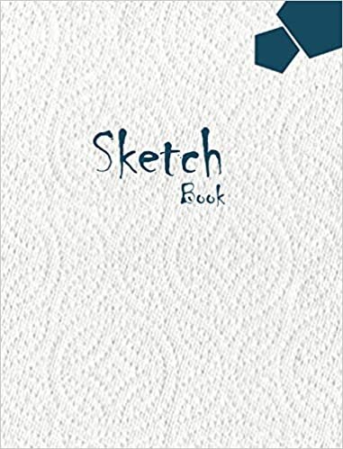 Sketchbook Large 8 x 10 Premium, Uncoated (75 gsm) Paper, White Cover