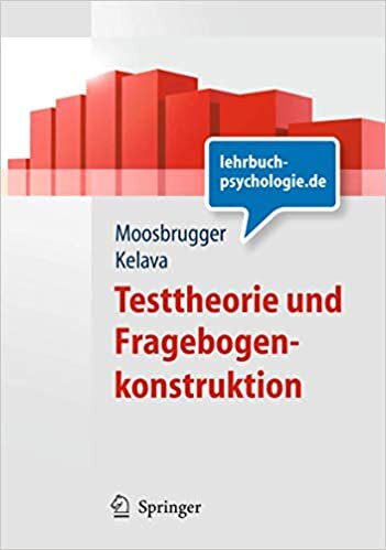 Testtheorie und Fragebogenkonstruktion (Springer-Lehrbuch) (German Edition) indir