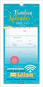 Familienkalender "Einfach glücklich..." 2021: mit 5 Spalten indir