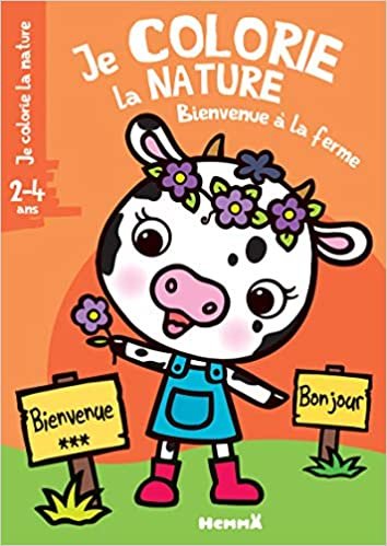 Je colorie la nature (2-4 ans) - Bienvenue à la ferme (Vache) (5)